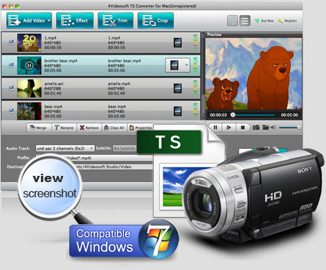 TS Video Converter for Mac